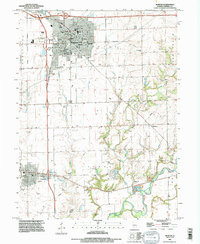 MORTON, IL HISTORICAL MAP GEOPDF 7.5X7.5
