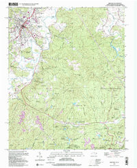 BREVARD, NC-SC HISTORICAL MAP GEOPDF 7.5