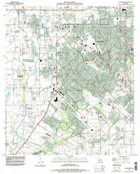 LAFAYETTE, LA HISTORICAL MAP GEOPDF 7.5X