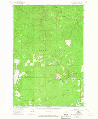 WEST FORK BUTTE, MT-ID HISTORICAL MAP GE