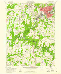 BUTLER, PA HISTORICAL MAP GEOPDF 7.5X7.5