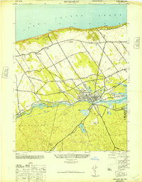 RIVERHEAD, NY HISTORICAL MAP GEOPDF 7.5X