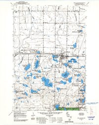 IRON LAKE, WI HISTORICAL MAP GEOPDF 7.5X