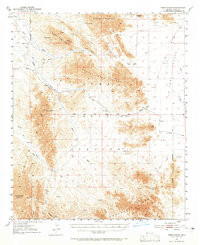 TRIGO PEAKS, AZ HISTORICAL MAP GEOPDF 15