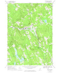 WEST PARIS, ME HISTORICAL MAP GEOPDF 7.5