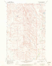 SCHULTZ COULEE, MT HISTORICAL MAP GEOPDF