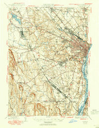 ALBANY, NY HISTORICAL MAP GEOPDF 15X15 G