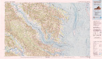 TAPPAHANNOCK, VA-MD HISTORICAL MAP GEOPD