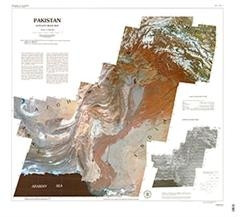 SATELLITE IMAGE MAP OF PAKISTAN