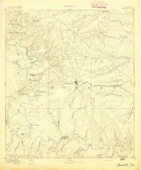 BURNET, TX HISTORICAL MAP GEOPDF 30X30 G