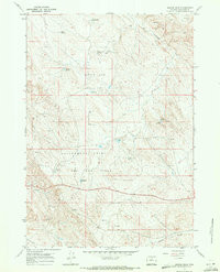BROOM DRAW, WY HISTORICAL MAP GEOPDF 7.5