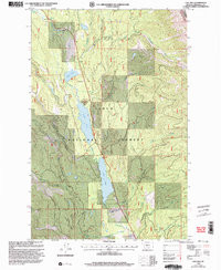 LAKE INEZ, MT HISTORICAL MAP GEOPDF 7.5X