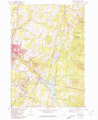 BARRE EAST, VT HISTORICAL MAP GEOPDF 7.5