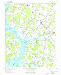 PRESTON, MD HISTORICAL MAP GEOPDF 7.5X7.