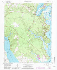 BRANDON, VA HISTORICAL MAP GEOPDF 7.5X7.