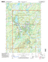 BLOCKHOUSE LAKE, WI HISTORICAL MAP GEOPD