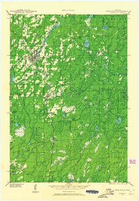 PARK FALLS, WI HISTORICAL MAP GEOPDF 15X