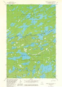 ENSIGN LAKE EAST, MN HISTORICAL MAP GEOP