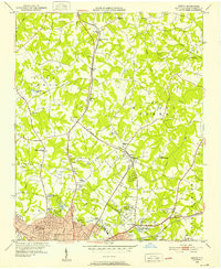 DERITA, NC HISTORICAL MAP GEOPDF 7.5X7.5