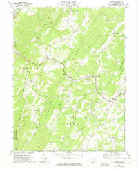 AUGUSTA, WV HISTORICAL MAP GEOPDF 7.5X7.