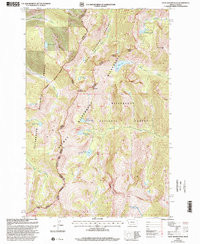 SAINT JOSEPH PEAK, MT-ID HISTORICAL MAP