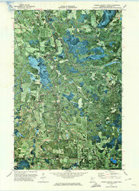 O'BRIEN LOOKOUT TOWER, MN HISTORICAL MAP