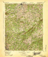ROCKY MOUNT, VA HISTORICAL MAP GEOPDF 15