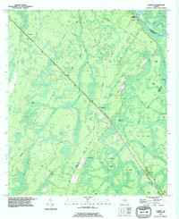 EVERETT, GA HISTORICAL MAP GEOPDF 7.5X7.