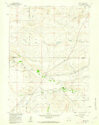 MERIDEN, WY HISTORICAL MAP GEOPDF 7.5X7.