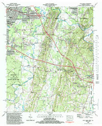 EAST RIDGE, TN-GA HISTORICAL MAP GEOPDF