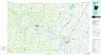 BATESVILLE, AR HISTORICAL MAP GEOPDF 30X