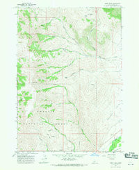 JERRY PEAK, ID HISTORICAL MAP GEOPDF 7.5