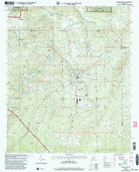 GOODWATER, AL HISTORICAL MAP GEOPDF 7.5X