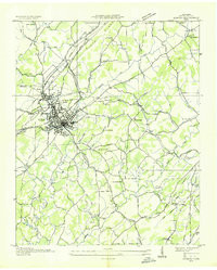 ATHENS, TN HISTORICAL MAP GEOPDF 7.5X7.5