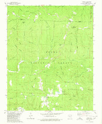 OZONE, AR HISTORICAL MAP GEOPDF 7.5X7.5