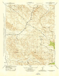 BALLINGER CANYON, CA HISTORICAL MAP GEOP