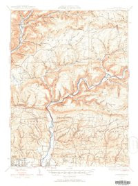 WARRENSVILLE, PA HISTORICAL MAP GEOPDF 1