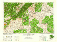 ROANOKE, VA-WV HISTORICAL MAP GEOPDF 1X2