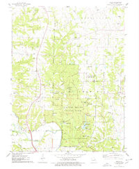 OKETE, MO HISTORICAL MAP GEOPDF 7.5X7.5