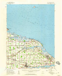OAK HARBOR, OH HISTORICAL MAP GEOPDF 15X