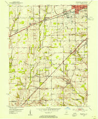BRIDGEPORT, IN HISTORICAL MAP GEOPDF 7.5