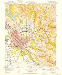 HAYWARD, CA HISTORICAL MAP GEOPDF 7.5X7.
