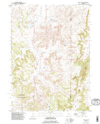 HELL GAP, WY HISTORICAL MAP GEOPDF 7.5X7