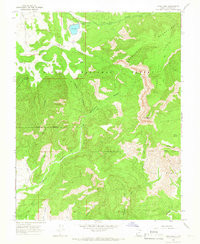 PINE LAKE, UT HISTORICAL MAP GEOPDF 7.5X