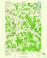 ERIEVILLE, NY HISTORICAL MAP GEOPDF 7.5X