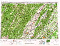 CHARLOTTESVILLE, VA-WV HISTORICAL MAP GE