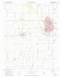 HANFORD, CA HISTORICAL MAP GEOPDF 7.5X7.