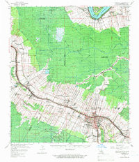 THIBODAUX, LA HISTORICAL MAP GEOPDF 15X1