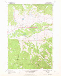 LINCOLN, MT HISTORICAL MAP GEOPDF 7.5X7.