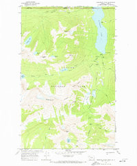 PORCUPINE RIDGE, MT HISTORICAL MAP GEOPD